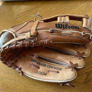 Wilson Fieldmaster A2634 11” Baseball Glove Joe Carter Autograph Model RHT